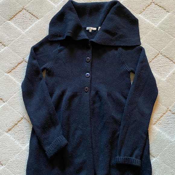 Vince brand, Black cardigan with cowl neck - Picture 2 of 5